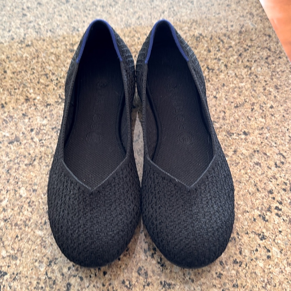 Rothy black flats